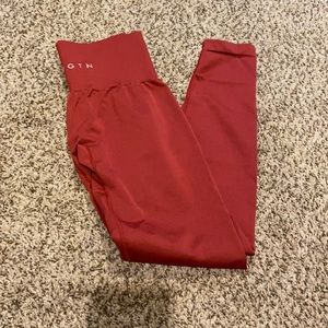 nvgtn carmine seamless leggings